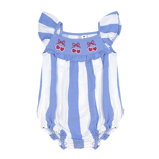 Huxbaby Seaside Cherry Stripe Playsuit